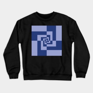 Golden Ratio Orthogonal pattern  - Blue Sky Crewneck Sweatshirt